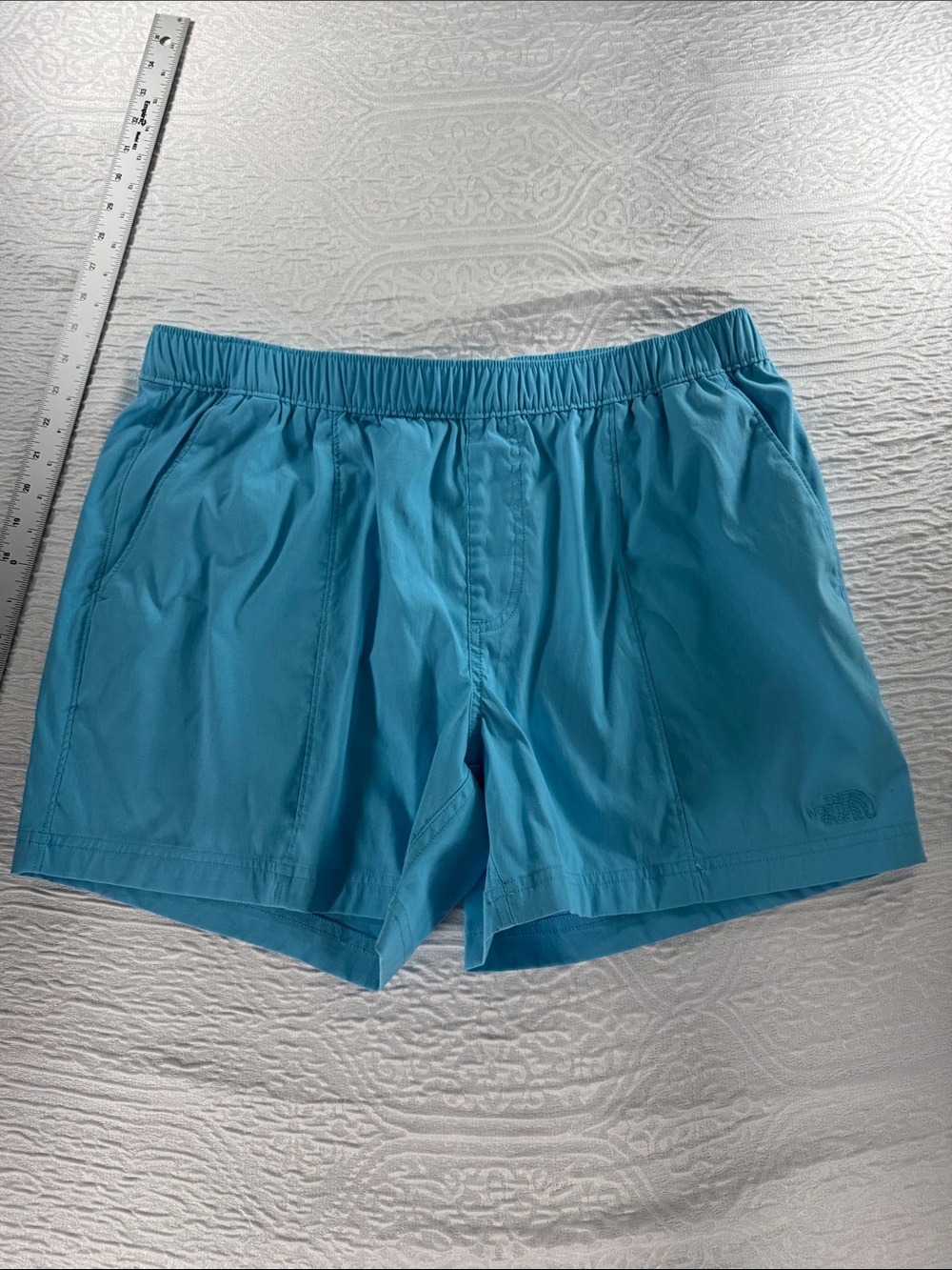 The North Face Aqua Blue Athletic Shorts